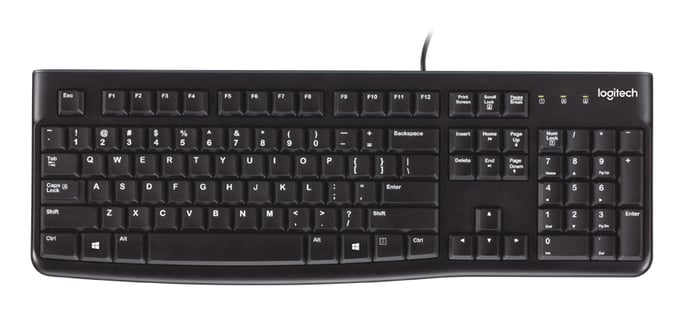Logitech Keyboard K120 for Business clavier Universel USB Slovaque Noir - Neuf