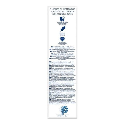 Brosse À Dents Électrique Oral-B Pro 1 – Brossage Oscillo-Rotatif, Minuteur Intégré - vue 10