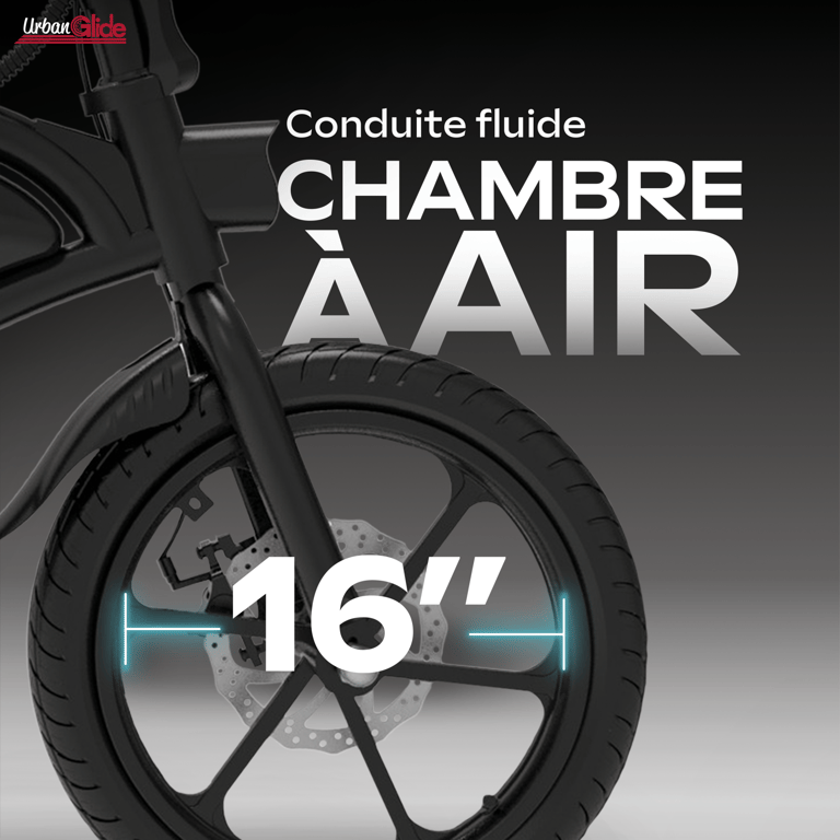 Draisienne Électrique Adulte UrbanGlide E-Bike 160 – Moteur 1100W, Autonomie 25 km - vue 5