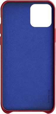 BEETLECASE Funda de cuero premium para iPhone 12 Pro Max Rojo