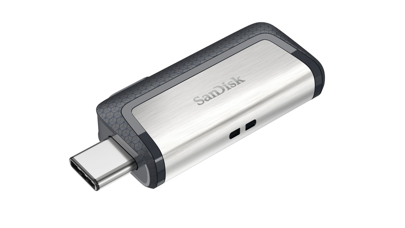 SanDisk Ultra Dual Drive USB Type-C lecteur USB flash 128 Go USB Type-A / USB Type-C 3.2 Gen 1 (3.1 Gen 1) Noir, Argent - Neuf