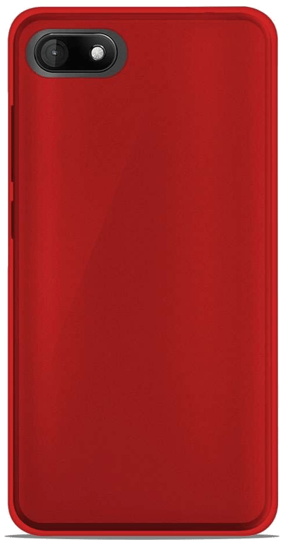 Coque silicone unie compatible Givré Rouge Wiko Sunny 3