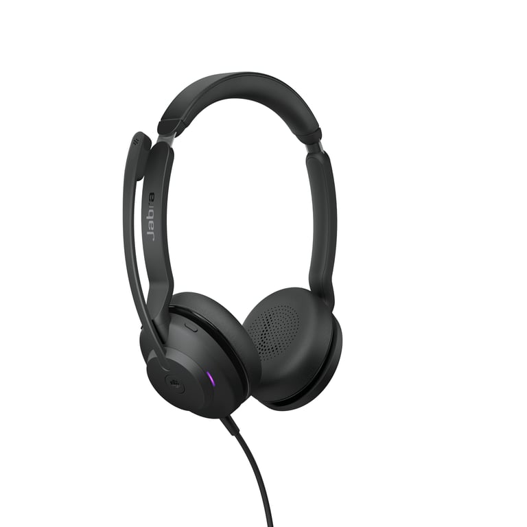 Jabra Evolve2 30, MS Stereo Casque Avec fil Arceau Bureau/Centre d'appels USB Type-A Noir