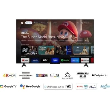 TCL 43P61B 43'' LED UltraHD 4K HDR Google TV