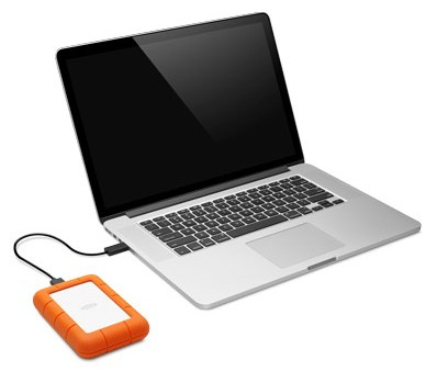Disco duro externo - LaCie Rugged Mini - 4Tb - Naranja