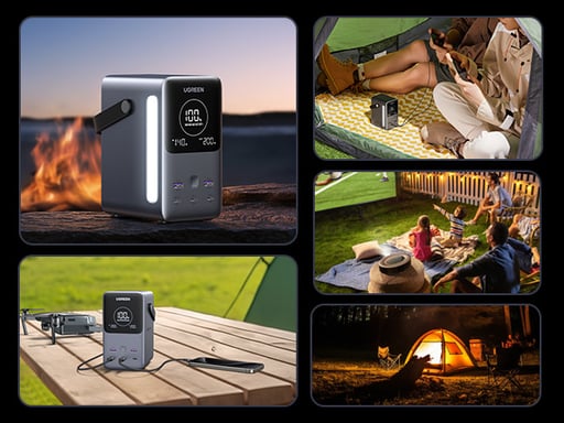 Ugreen Nexode Power Bank 48000 mAh Litio Gris