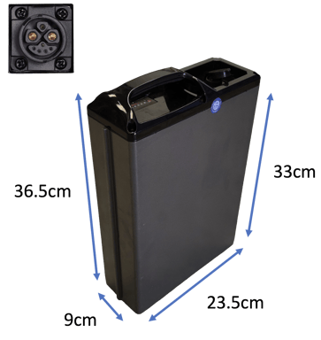 Batterie amovible 60V 30Ah pour Lycke Leo50 Evo