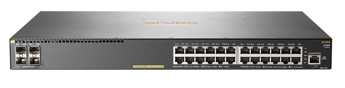 HPE Aruba 2930F 24G PoE+ 4SFP Switch Europe English