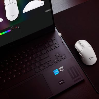 HyperX Pulsefire Haste 2 Mini - Souris gamer sans fil (blanc)