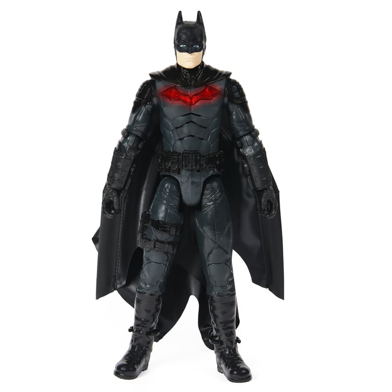 DC Comics THE BATMAN LE FILM FIGURINE 30 CM BATMAN DELUXE Figurine Batman Wing Suit Articulée Et Interactive 30 Cm Effets Sonores Et Lumineux 6060523 Jouet Enfant et + Neuf