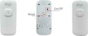 Détecteur d'ouverture WiFi avec batterie rechargeable Senso Charge Konyks