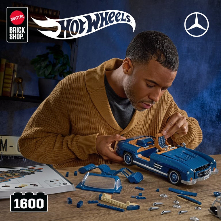 Jeu de construction Mega Hot Wheels Premium Mercedes Benz 300 SL - vue 5