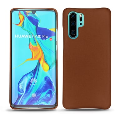 Coque cuir Huawei P30 Pro -  - Marron - Cuir lisse