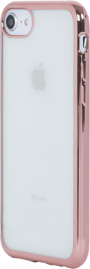 Coque pour iPhone SE 2022 / SE / 8 / 7 / 6S / 6 Contour métal Or Rose Bigben