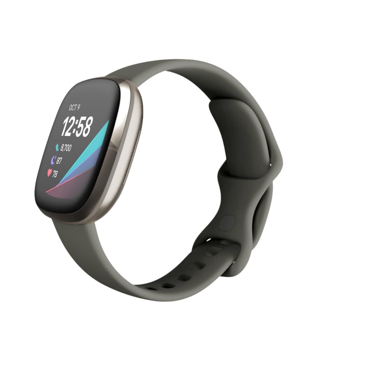 Fitbit Versa Sense Sage AMOLED Numérique Écran tactile Wifi GPS satellite Neuf - vue 2