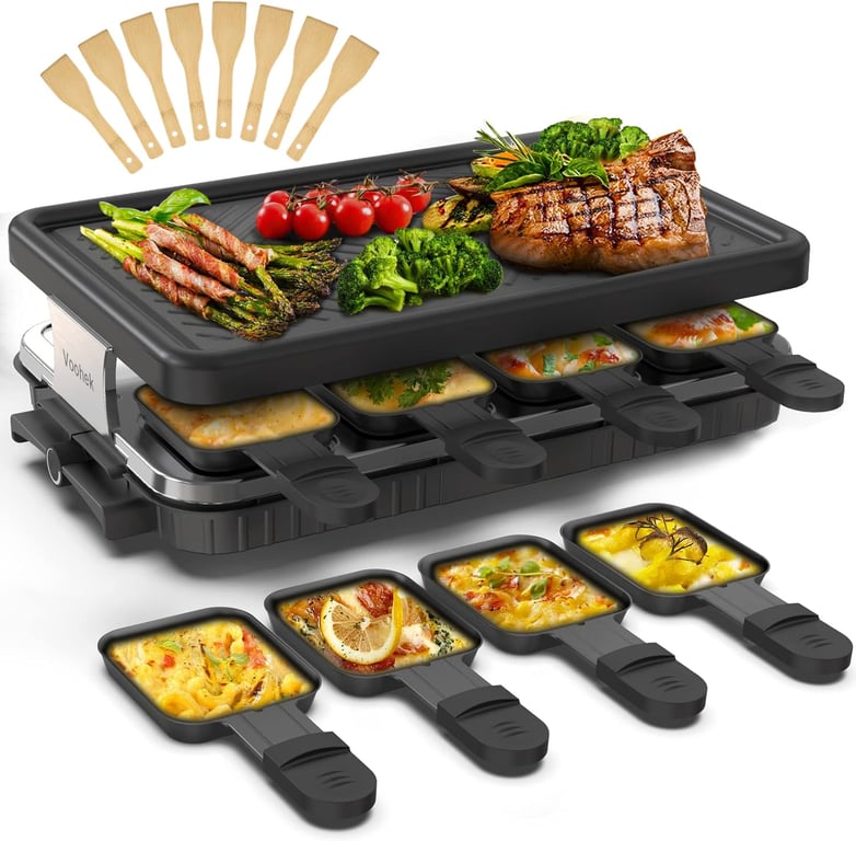 Raclette Grill 8 personnes antiadhésif Neuf