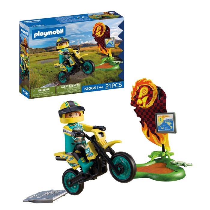 Playmobil Rallye 72065 Offroad Motorrad - vue 10