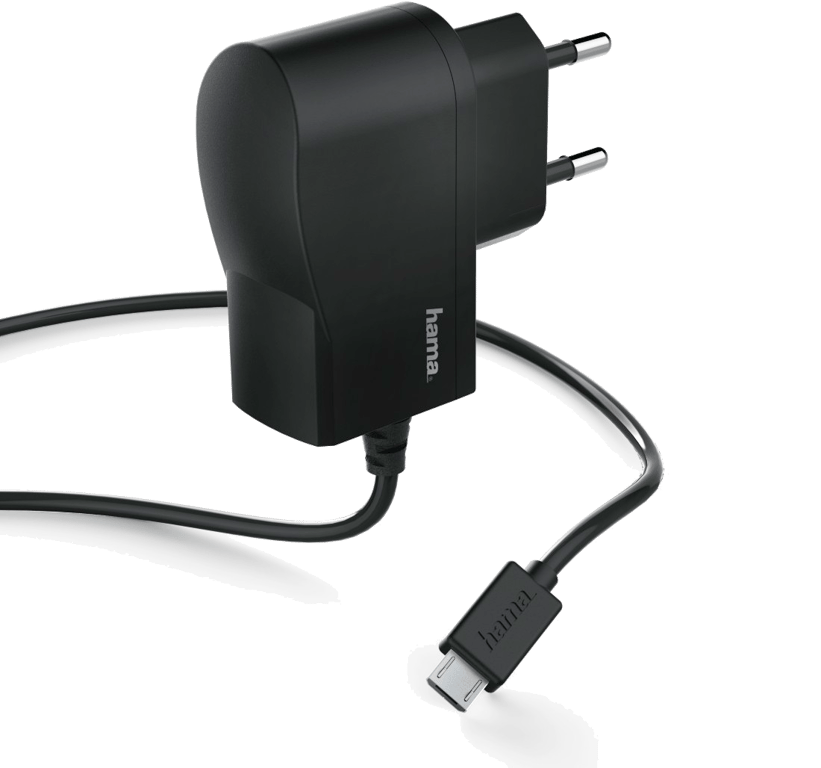 Chargeur, micro-USB, 1 A, noir