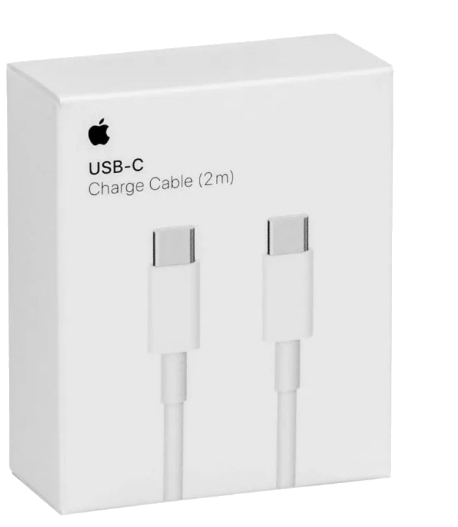 Apple MLL82 - Câble USB Type-C à Type-C (2m, Blanc) - Original, Blister