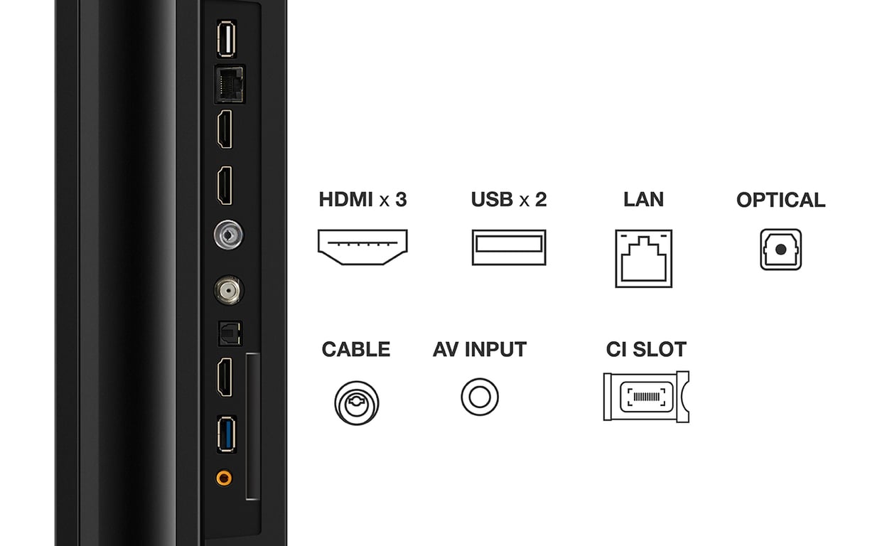 TCL Téléviseur Led 43 pouces UHD 4 K 43P79B - vue 3