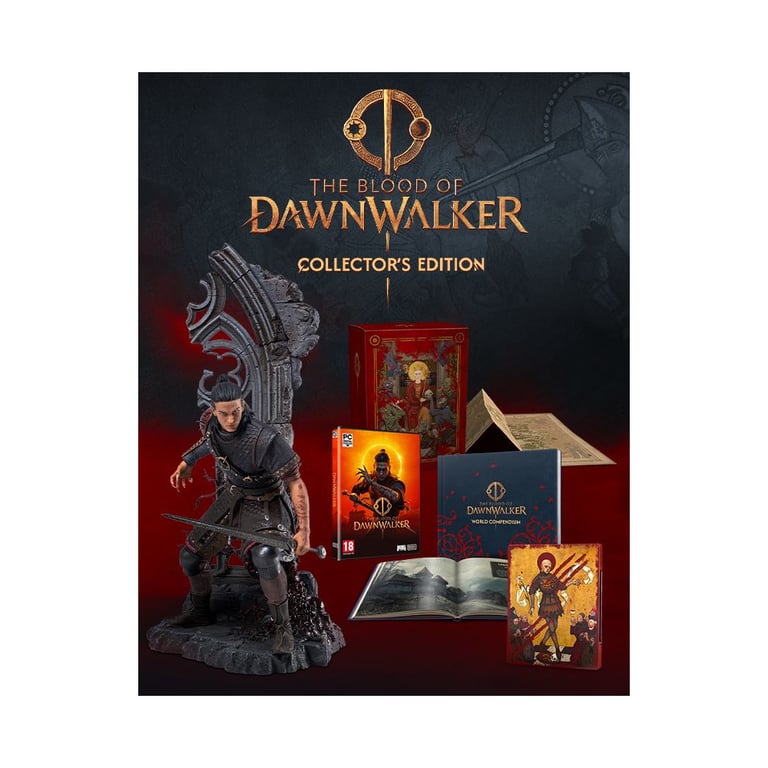 Jeu PC Bandai Namco The Blood of Dawnwalker Collector's Edition Steelbook Coen Purearts 23 cm - Neuf