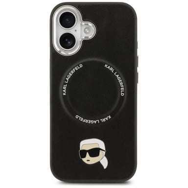 Custodia Karl Lagerfeld Karl Pin MagSafe per iPhone 17 czarny