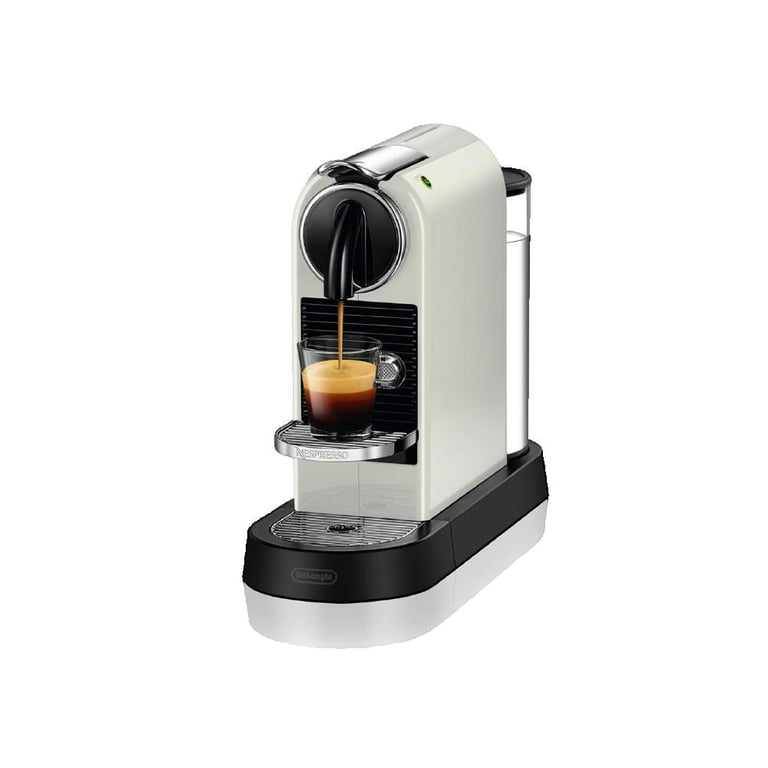 Cafetière à capsules DeLonghi Citiz EN167.W Design rétro Blanc - Neuf