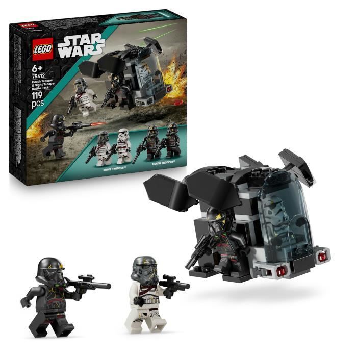 Star Wars 75412 Pack de Combat Death Troopers contre Night Troopers - Jouet des 6 ans - Neuf