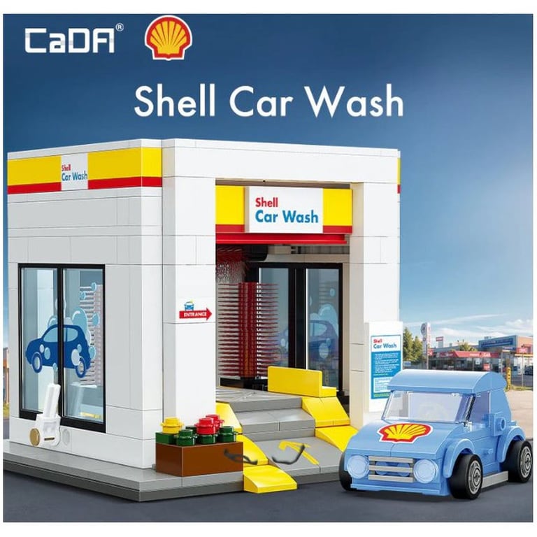 Cada Bâtiments - Jeu de construction - Station de lavage Shell - 294 pièces - Dès 8 ans - vue 4