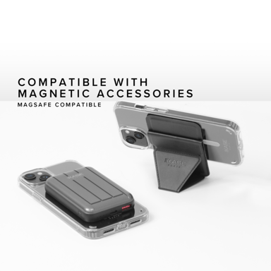 Coque antibactérienne antichoc magnétique invisible pour Apple iPhone 14 Plus, Transparente