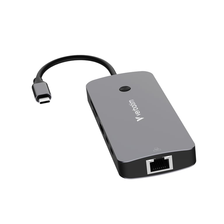 Verbatim USB C Pro Multiport Hub 9 Port CMH 09 - vue 3