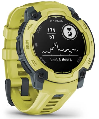 Garmin Instinct E 2,29 cm (0.9'') MIP 45 mm Numérique 176 x 176 pixels Citron vert GPS (satellite)