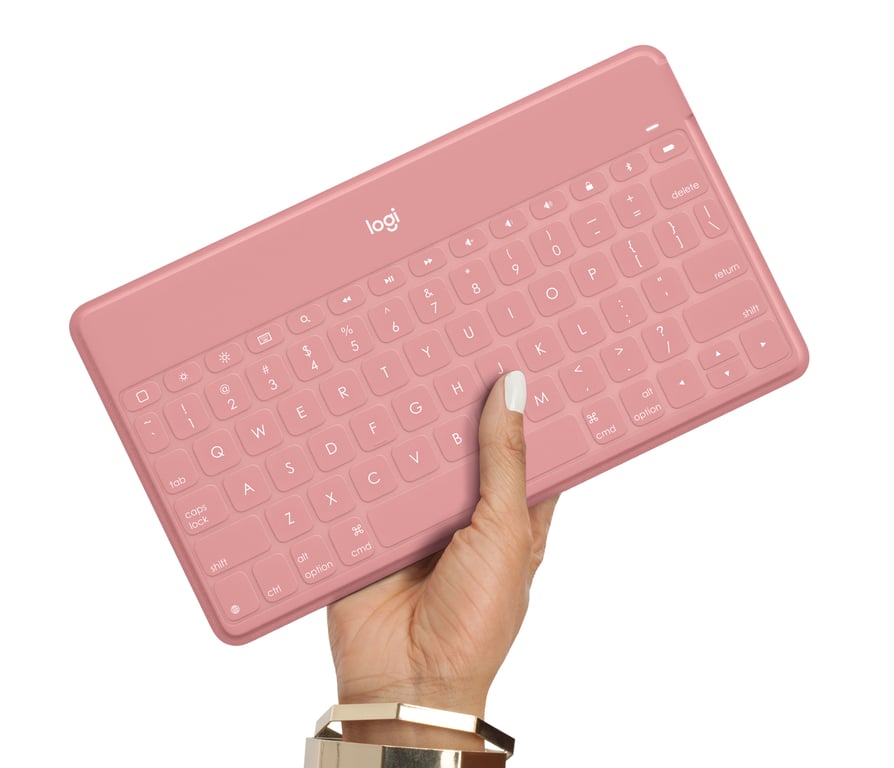 Logitech 920-010043 clavier pour tablette QWERTY Espagnole Bluetooth Blanc - Neuf