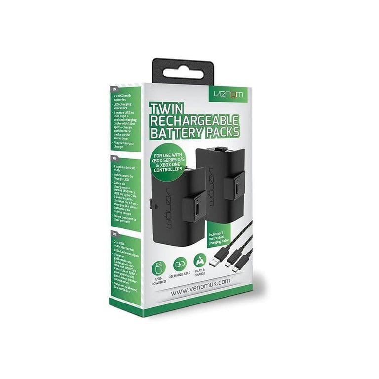 Pack de deux batteries rechargeables pour manette Xbox Series VENOM VS2872 - vue 8