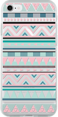 Coque pour iPhone 6 / 7 / 8 Plus Hybride Miroir Alfombra Azul - Fabriqué en France Bigben