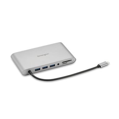 Kensington UH1440P Station d'accueil mobile USB-C 5 Gbits/s sans pilote avec double sortie vidéo – DP/HDMI/VGA