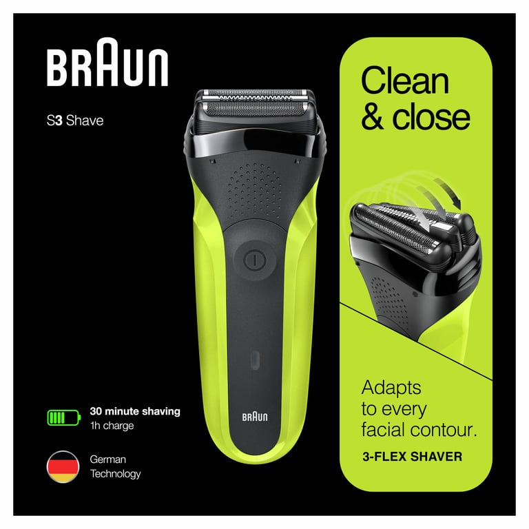 Rasoir électrique à grille Braun Series 3 et