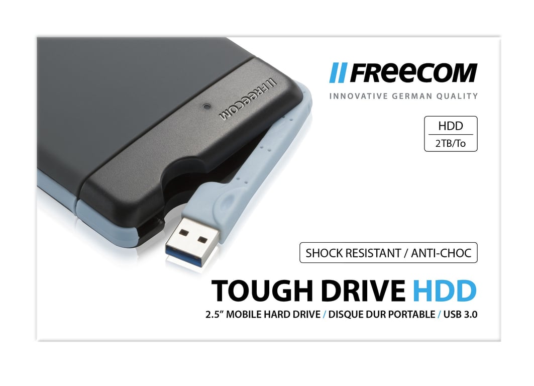 Freecom Tough Drive disque dur externe 5400 trmin 2.5 USB Type A 3.2 Gen 1 3.1 Gen 1 Neuf - vue 4