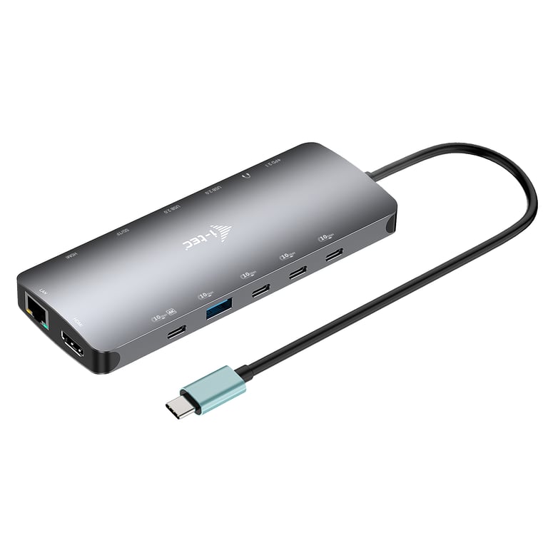 i tec USB C Metal Nano 3x Display Dock 2x HDMI 1x USB C video + Power Delivery - vue 2