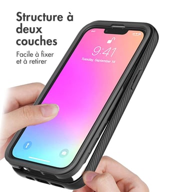 imoshion Coque 360° Full Protective pour Apple iPhone 13 Pro - Noir