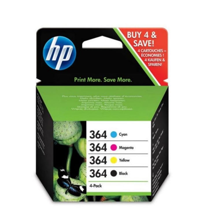 Pack De 4 Cartouches D'encre Hp 364 + Cyan + + Jaune Authentiques Hp La Cartouche D'imprimante - vue 7