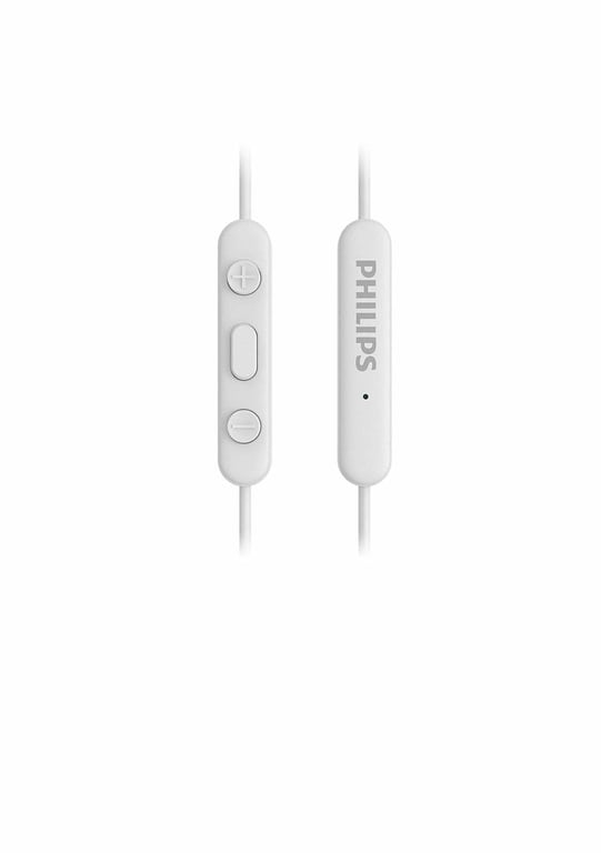 Philips TAE5008WT00 Écouteurs Intra Auriculaire avec Micro | Filaire léger | USB C | Câble de 1 2 | Télécommande Intégrée à 3 Boutons | 3 Embouts | Son et Basses Puissantes | - vue 3