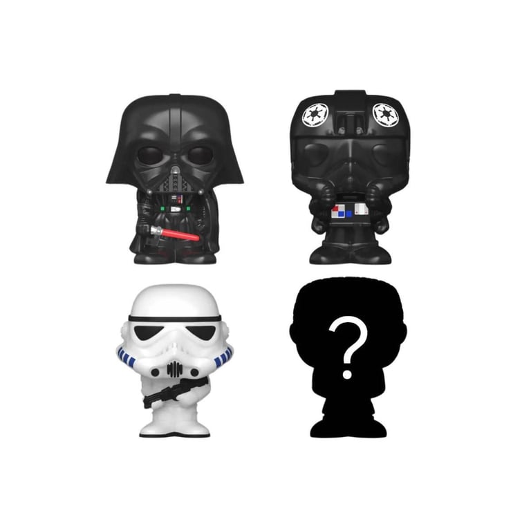 Funko Star Wars Pack 4 Figurines Bitty POP! Darth Vader 2 5 cm - vue 3