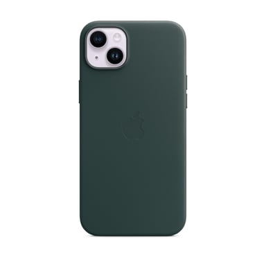 Custodia in pelle con MagSafe per iPhone 14 Plus Verde