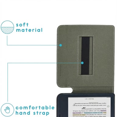 imoshion Étui á rabat pour Kobo Libra Colour - Bleu clair