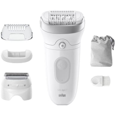 Braun Silk-épil 7 7-041 Gris, Blanc