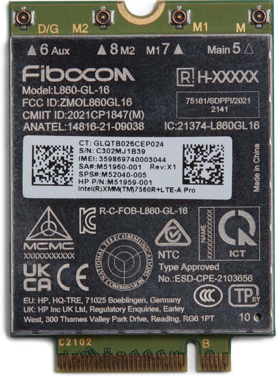 HP XMM 7560 R+ LTE Advanced Pro WWAN Neuf - vue 2