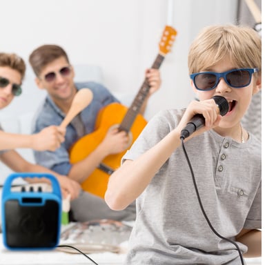 Celly KIDSPARTYBL altavoz portátil o de fiesta Altavoz monofónico portátil Negro, Azul 10 W