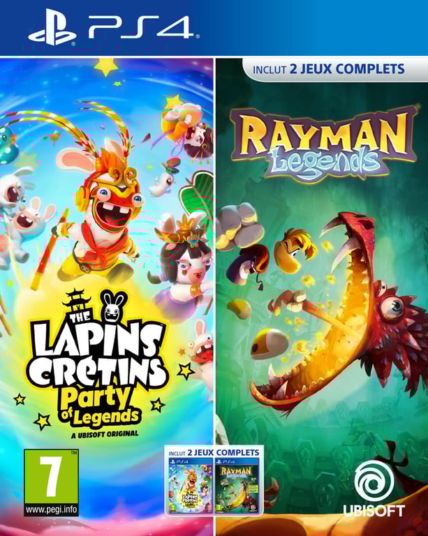 UBISOFT Lapins Crétins + Rayman Legends PS4 - vue 6