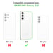 EVETANE Coque Samsung Galaxy S22 Noire Silicone liquide + 2 Vitres en Verre trempé Protection écran Antichocs